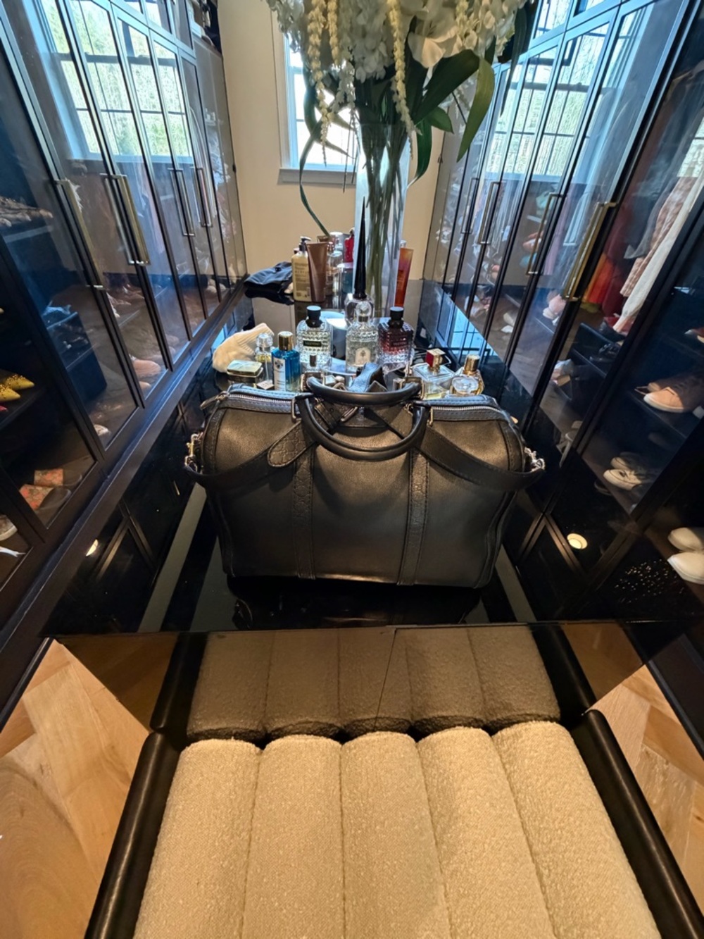 Gucci Black Leather Medicine Bag